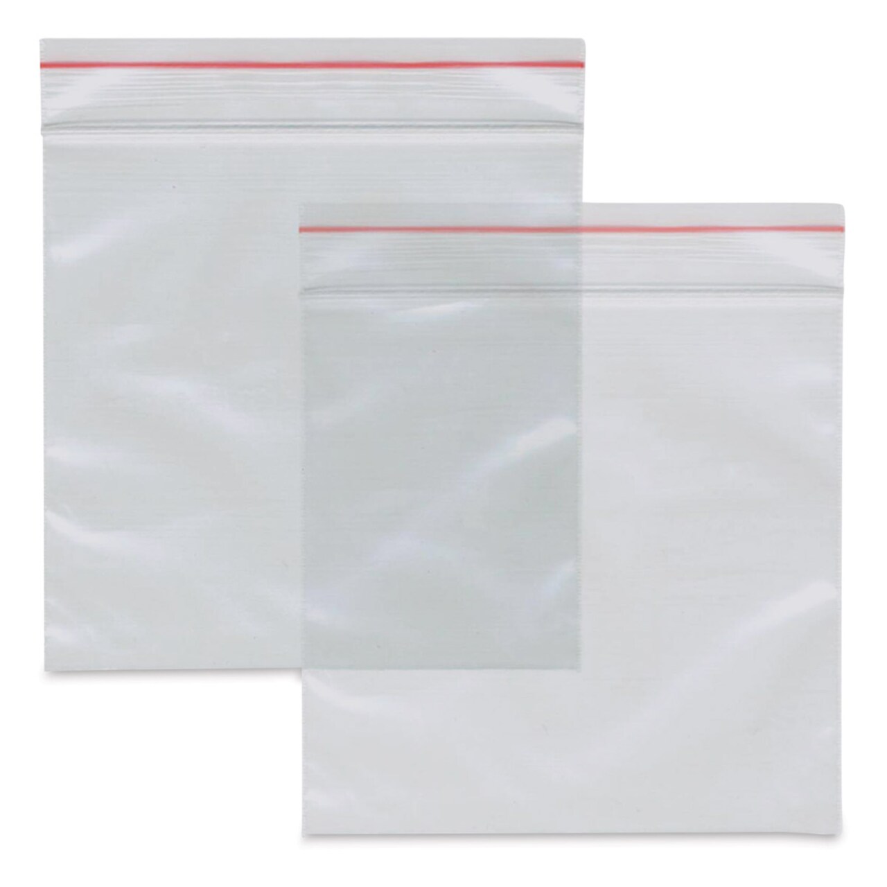 Craft Medley Zipper Lock Bags - 4" W x 4" L, Package of 40